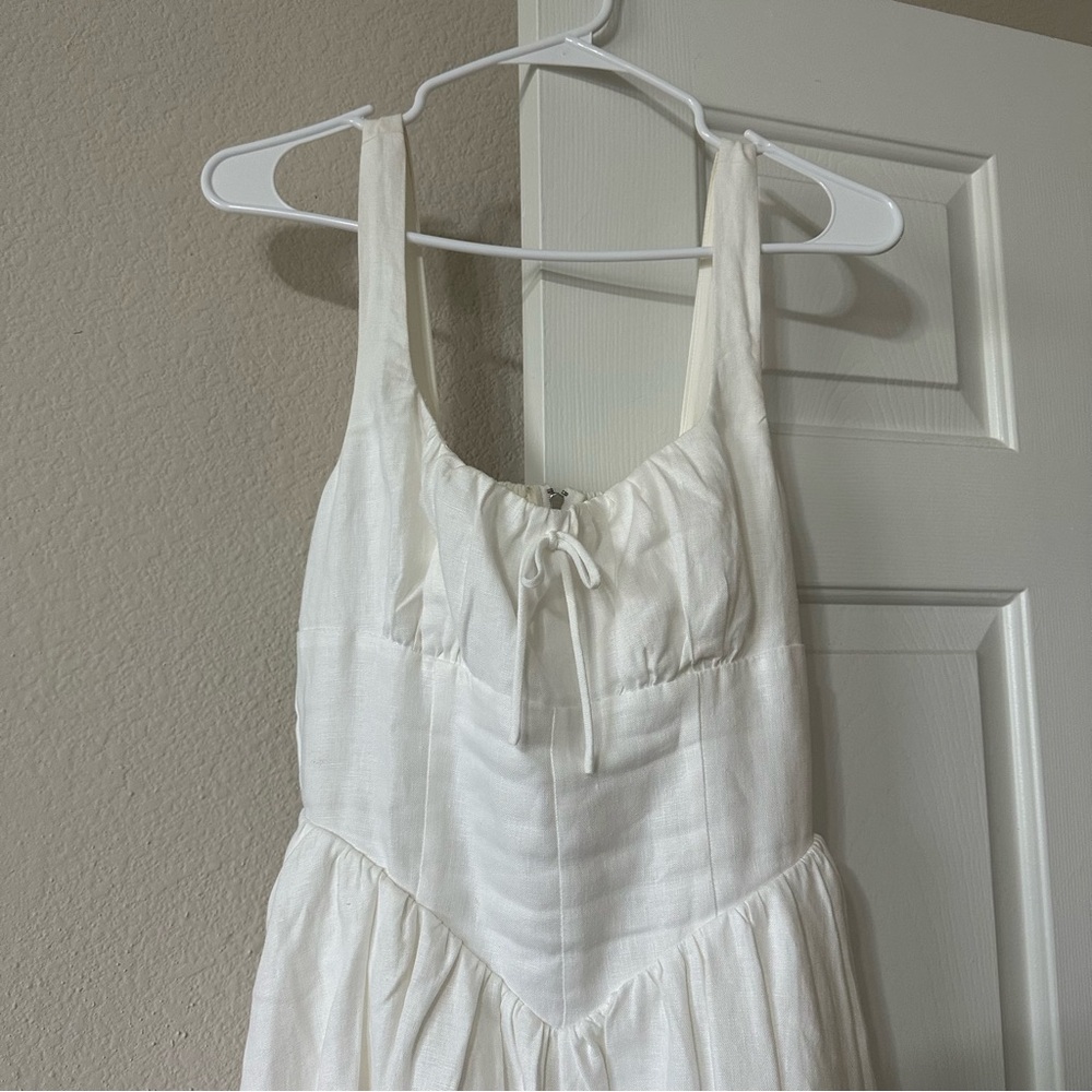 Reformation Balia Linen Dress - Size 6 - Picture 2 of 5